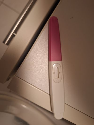 My first pregnancy test